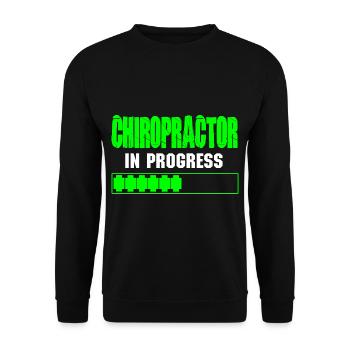 Physiothérapeute chiropracteur physiothérapie - Sweat-shirt Unisexe - noir - Devant - Alina (178cm) & Michal (187cm)