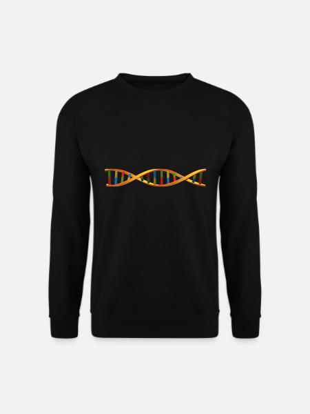 DNA Biologie Chromosome Gene Leben Genetik Genetic - Unisex Pullover - Schwarz