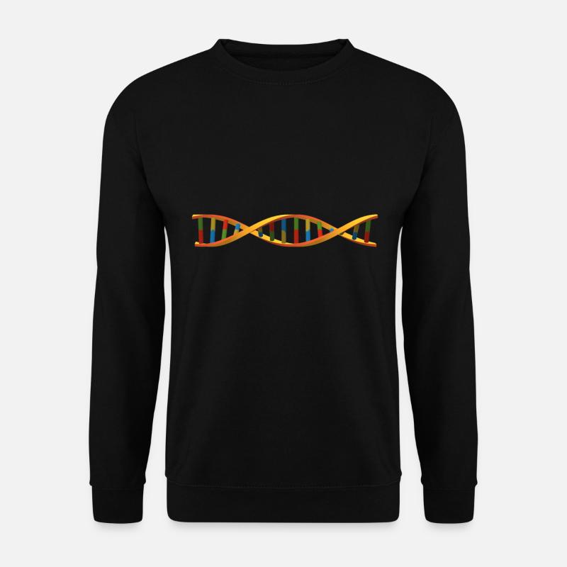 DNA Biologie Chromosome Gene Leben Genetik Genetic - Unisex Pullover - Schwarz