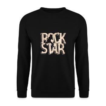 Musik - Unisex Pullover - Schwarz - Vorne - Alina (178cm) & Michal (187cm)