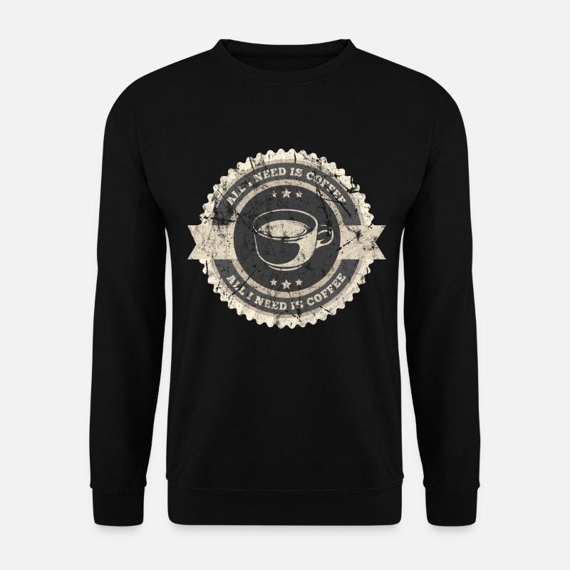 coffee - Unisex Sweatshirt - black