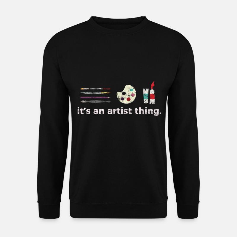 art - Unisex Sweatshirt - black