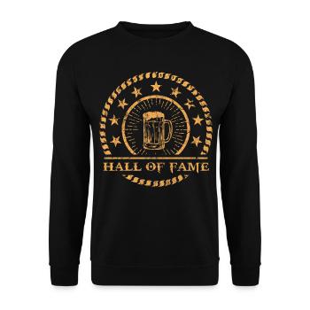 bière - Sweat-shirt Unisexe - noir - Devant - Alina (178cm) & Michal (187cm)