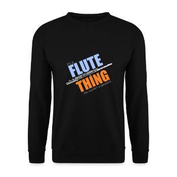 Musik - Unisex Pullover - Schwarz - Vorne - Alina (178cm) & Michal (187cm)