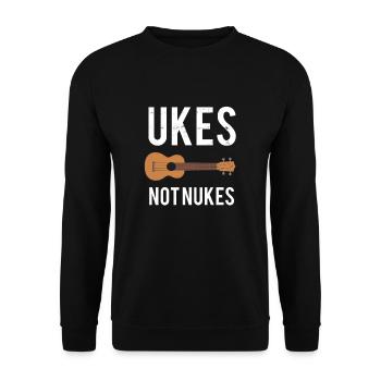 Musik - Unisex Pullover - Schwarz - Vorne - Alina (178cm) & Michal (187cm)