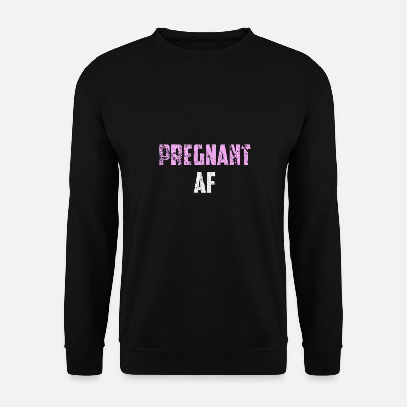 grossesse - Sweat-shirt Unisexe - noir