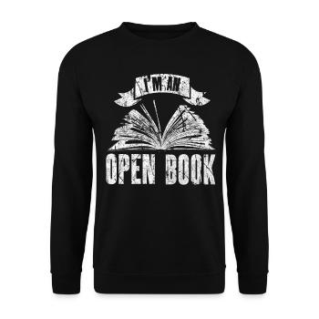 Livres - Sweat-shirt Unisexe - noir - Devant - Alina (178cm) & Michal (187cm)