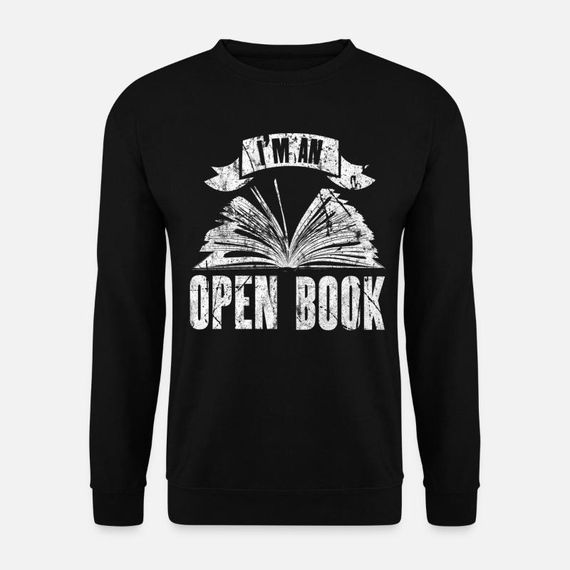 Bücher - Unisex Pullover - Schwarz