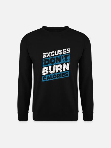 Fitness - Unisex Pullover - Schwarz