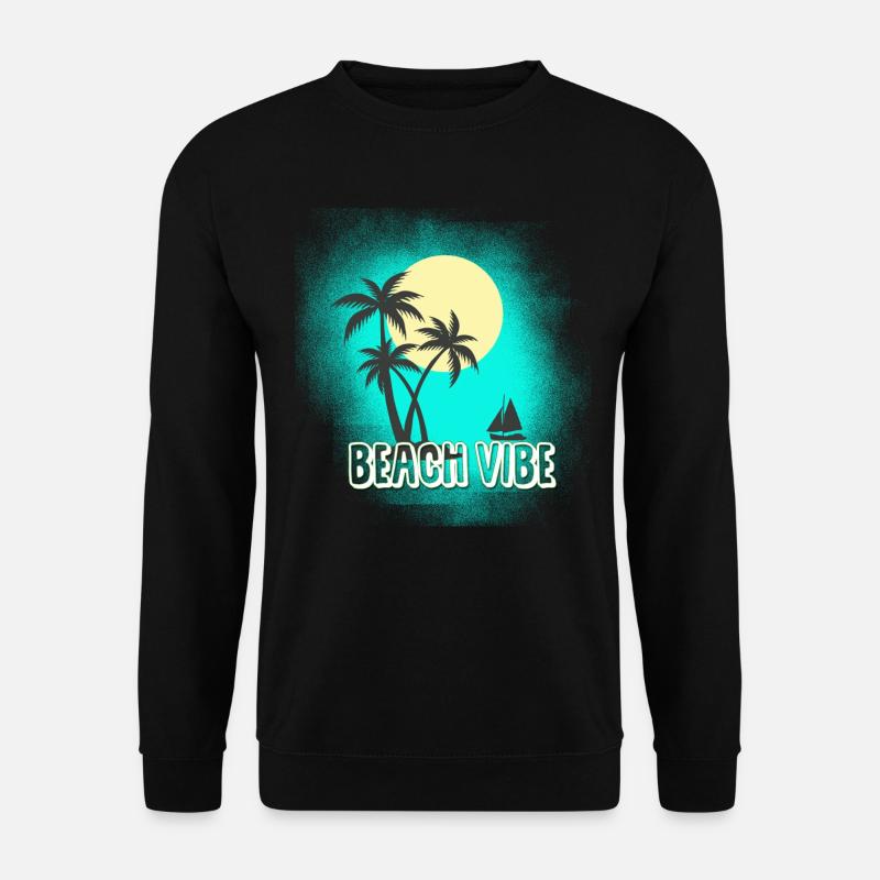 Plage - Sweat-shirt Unisexe - noir