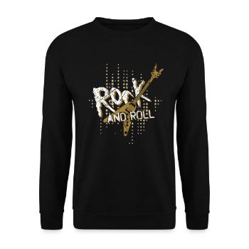Musik - Unisex Pullover - Schwarz - Vorne - Alina (178cm) & Michal (187cm)