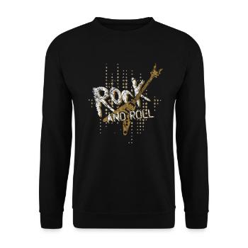 Musik - Unisex Pullover - Schwarz - Vorne - Alina (178cm) & Michal (187cm)