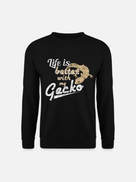 gecko - Unisex Sweatshirt - black