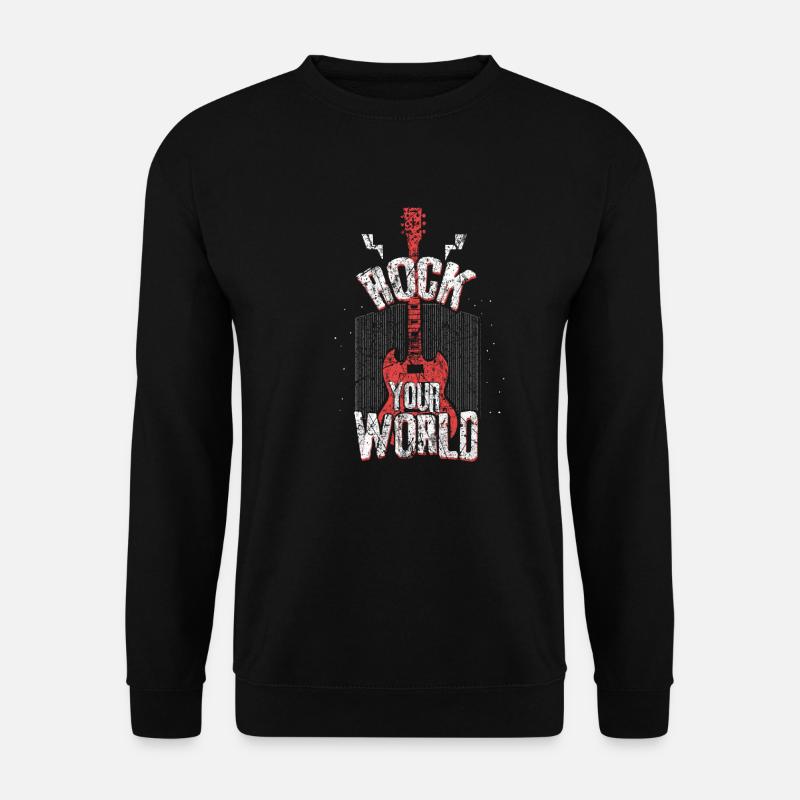 Gitarre Musik - Unisex Pullover - Schwarz