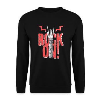 Musique de guitare - Sweat-shirt Unisexe - noir - Devant - Alina (178cm) & Michal (187cm)