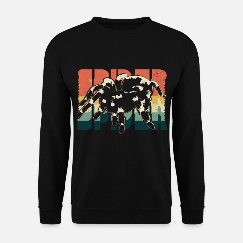 Retro spider - Unisex Sweatshirt - black