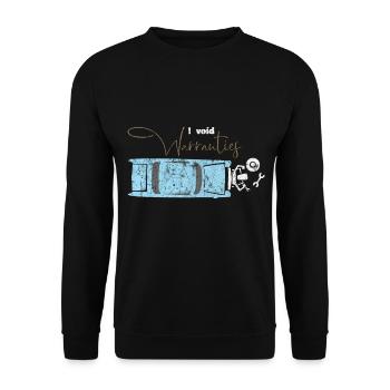 automobile - Unisex Sweatshirt - black - Front - Alina (178cm) & Michal (187cm)