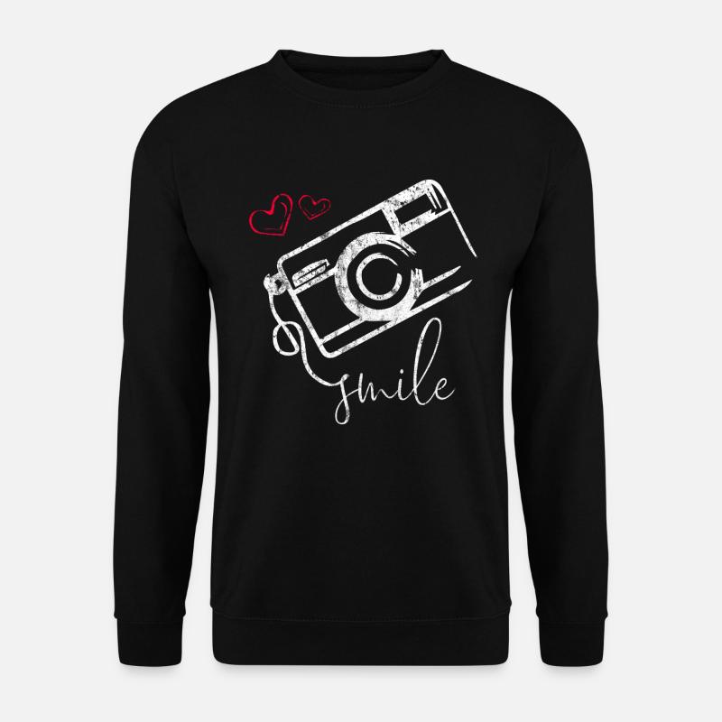 Fotograf Kamera Beruf Geschenkidee - Unisex Pullover - Schwarz