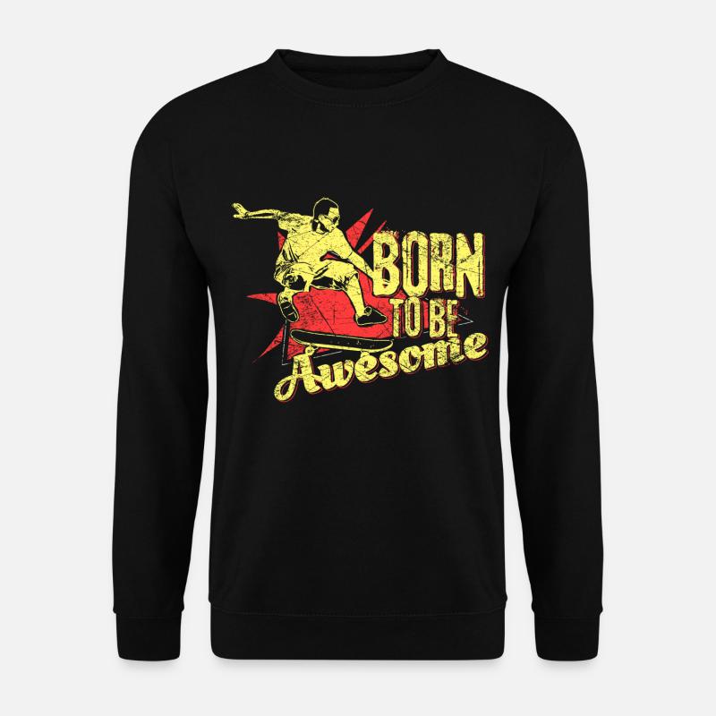 Skateboard - Unisex Pullover - Schwarz