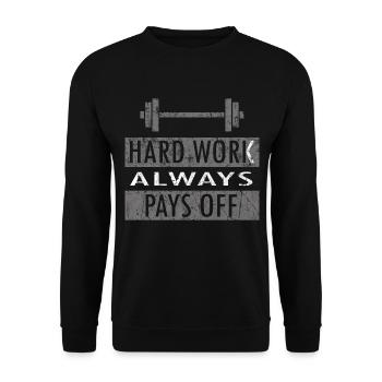 aptitude - Sweat-shirt Unisexe - noir - Devant - Alina (178cm) & Michal (187cm)