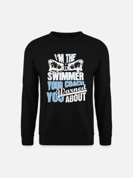 Trainer Schwimmen Geschenk - Unisex Pullover - Schwarz