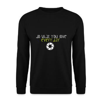 photographer - Unisex Sweatshirt - black - Front - Alina (178cm) & Michal (187cm)