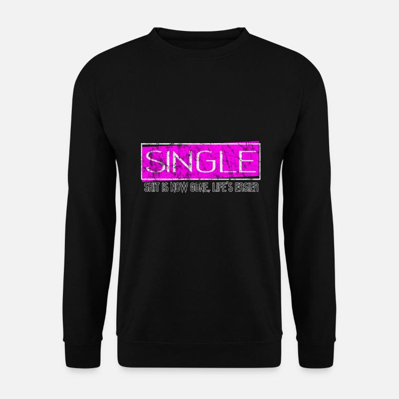 single - Unisex Sweatshirt - black