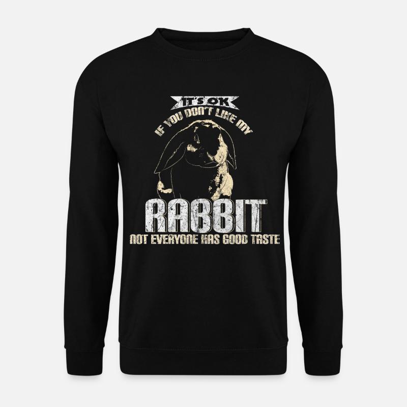 Haustier Hase - Unisex Pullover - Schwarz