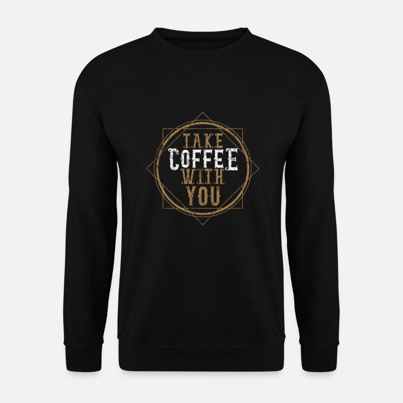 Kaffee Koffein Geschenkidee - Sweat-shirt Unisexe - noir