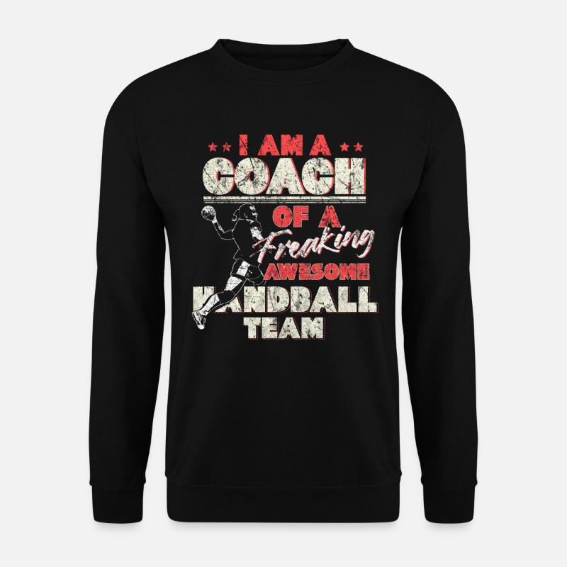 Coach handball - Unisex Sweatshirt - black