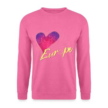 Europa Weiblich - Unisex Pullover - Pink - Vorne