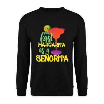 Alcohol hen party - Unisex Sweatshirt - black - Front - Alina (178cm) & Michal (187cm)