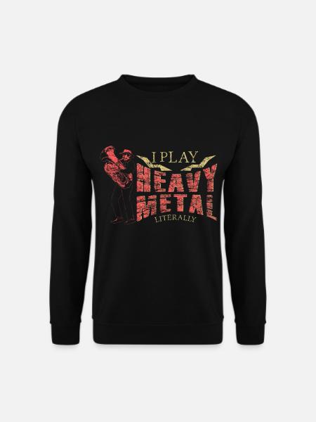 Tuba Musik - Unisex Pullover - Schwarz