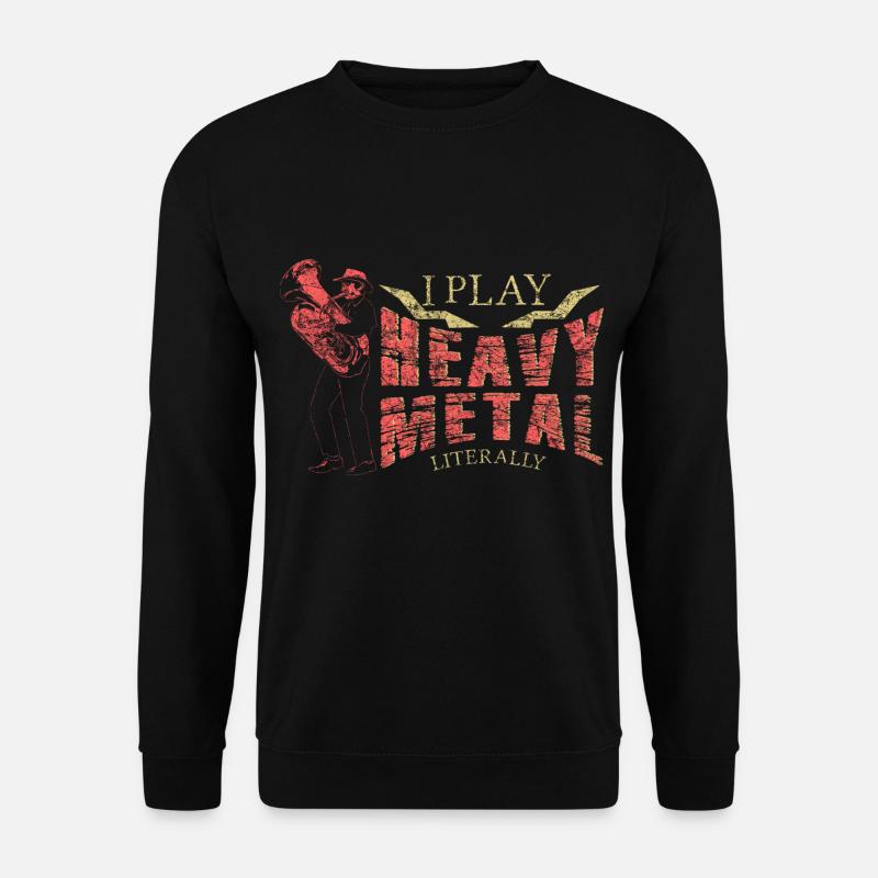 Tuba Musik - Unisex Pullover - Schwarz