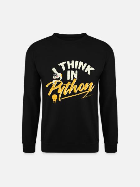 Python Programmierer - Sweat-shirt Unisexe - noir