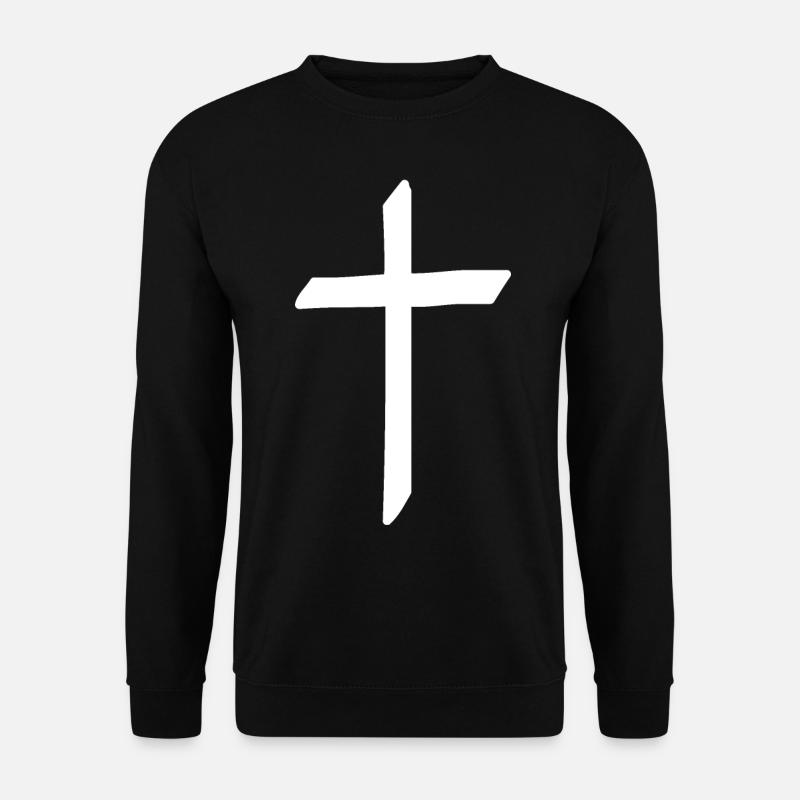 Jesus - Jesus Christus - Kreuz - Gott - Religion - Unisex Pullover - Schwarz