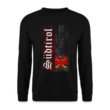 Tyrol du Sud - Sweat-shirt Unisexe - noir - Devant - Alina (178cm) & Michal (187cm)