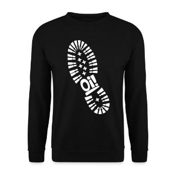 Oi! mes bottes! - Sweat-shirt Unisexe - noir - Devant - Alina (178cm) & Michal (187cm)