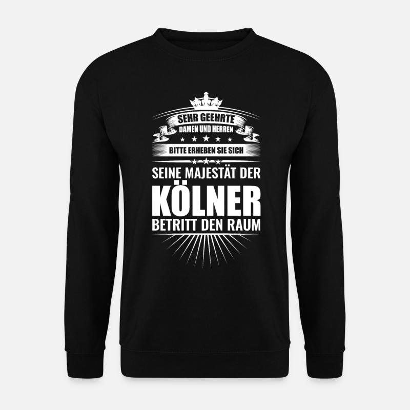 Köln Colonia Kölle Kölsch Cologne Karneval Rhein - Unisex Pullover - Schwarz