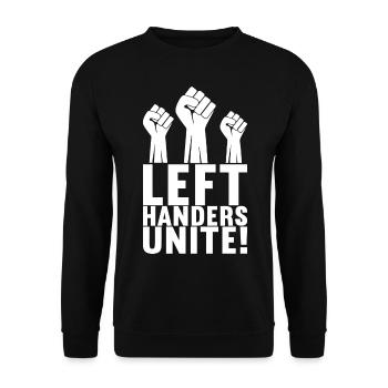 Southpaw - Unisex Sweatshirt - black - Front - Alina (178cm) & Michal (187cm)