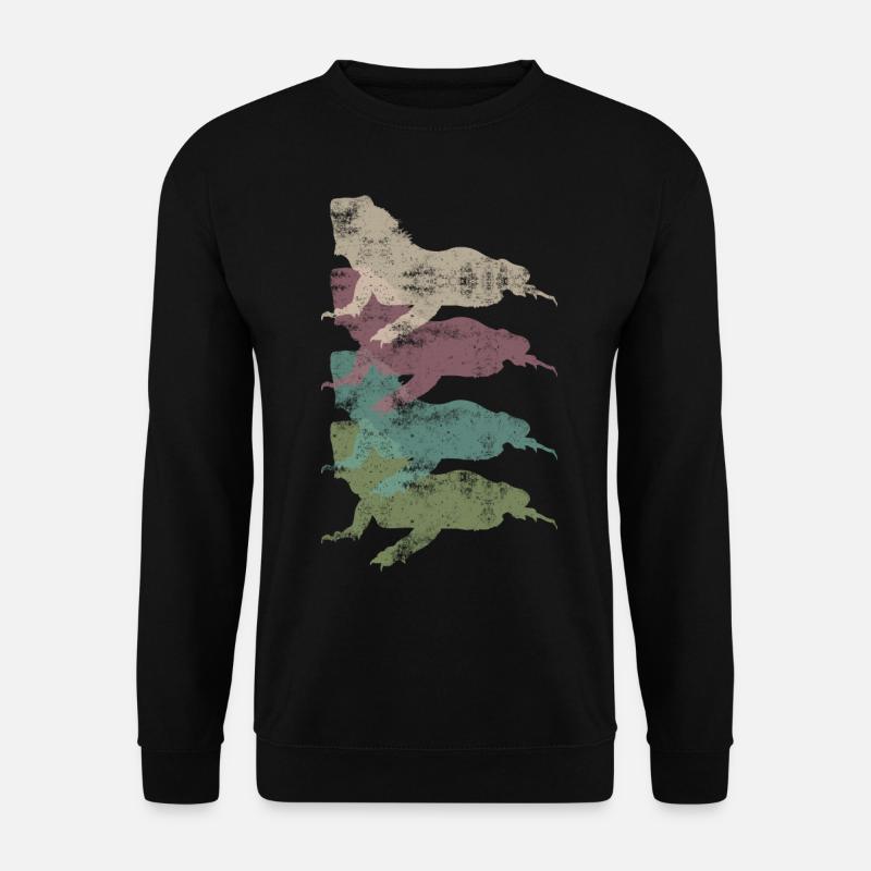 Retro Lizard Lizard - Unisex Sweatshirt - black