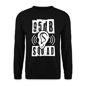 Deaf Deaf Sign Language Deaf Pride - Unisex Sweatshirt - black - Front - Alina (178cm) & Michal (187cm)