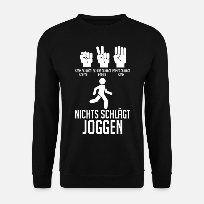 Läufer Joggen Laufen - Unisex Pullover - Schwarz