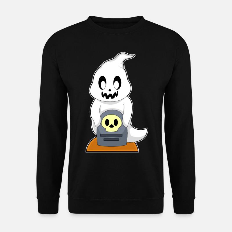 Ghost Halloween Grave - Unisex Sweatshirt - black