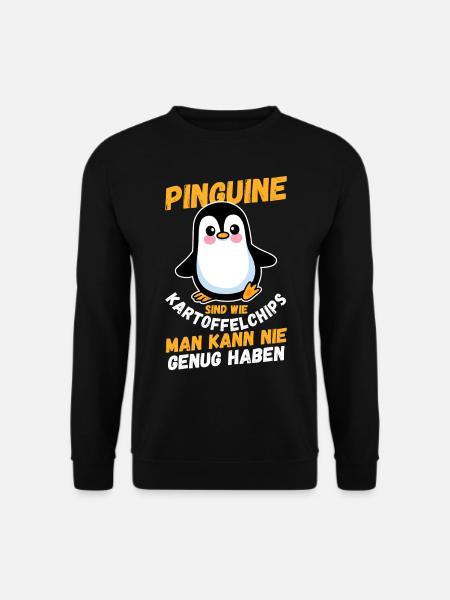 Pinguin - Unisex Pullover - Schwarz