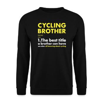 Sport Frère Cyclisme - Sweat-shirt Unisexe - noir - Devant - Alina (178cm) & Michal (187cm)