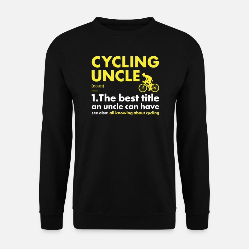 Sport Oncle Cyclisme - Sweat-shirt Unisexe - noir