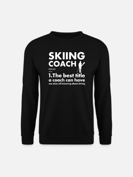 Sport Coach Skiing - Unisex Sweatshirt - black