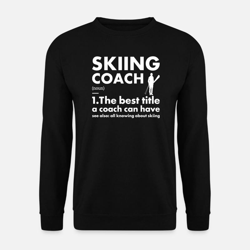 Sport Coach Skiing - Unisex Sweatshirt - black