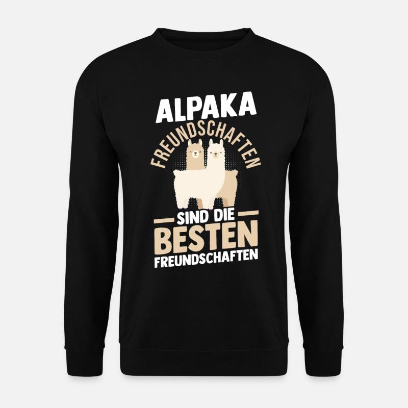Alpaka - Unisex Pullover - Schwarz